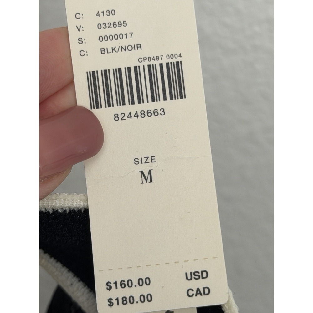 NWT Anthropologie Square-Neck Pleated Mini Black Noir Dress Size M - Picture 8 of 14